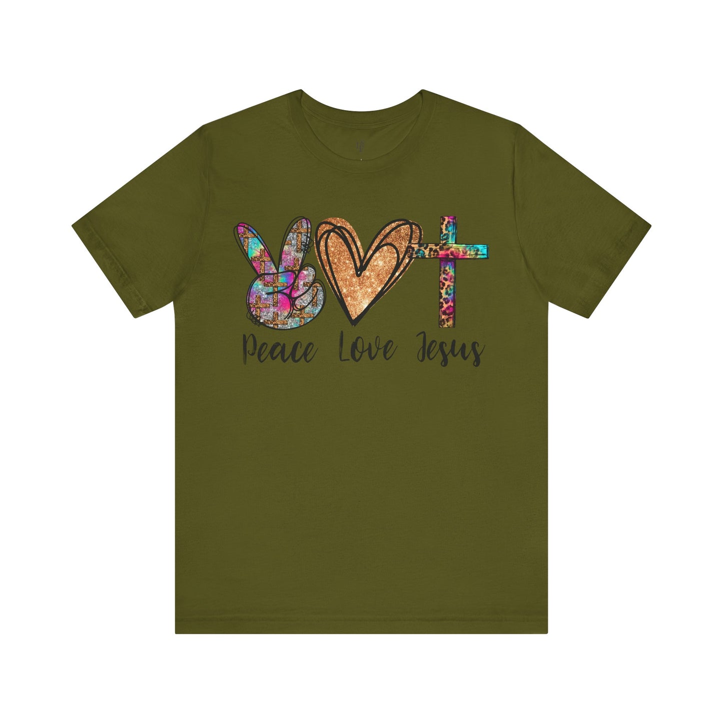 PEACE, LOVE, JESUS - Faith Shirt