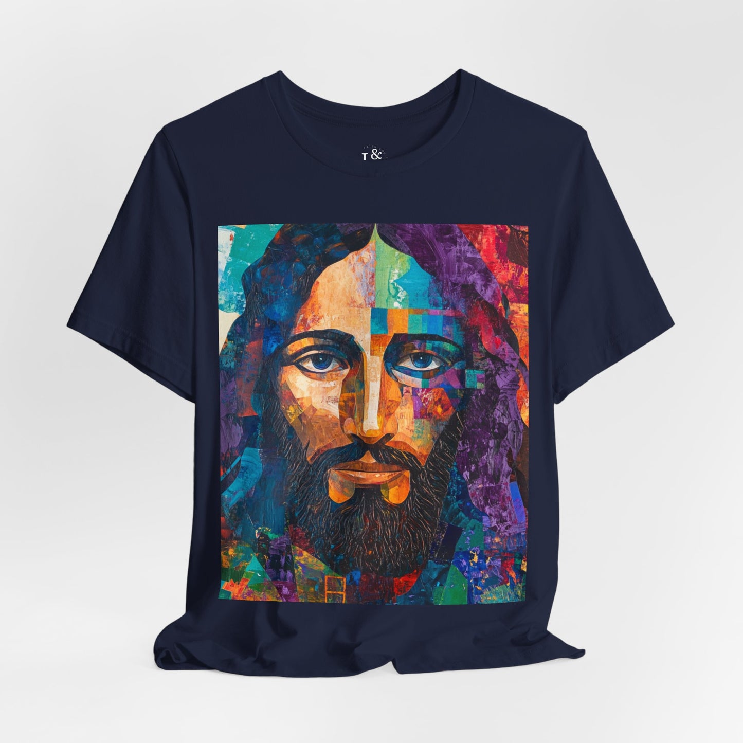 PORTRAIT OF JESUS ABSTRACT- Christian Unisex T-shirt