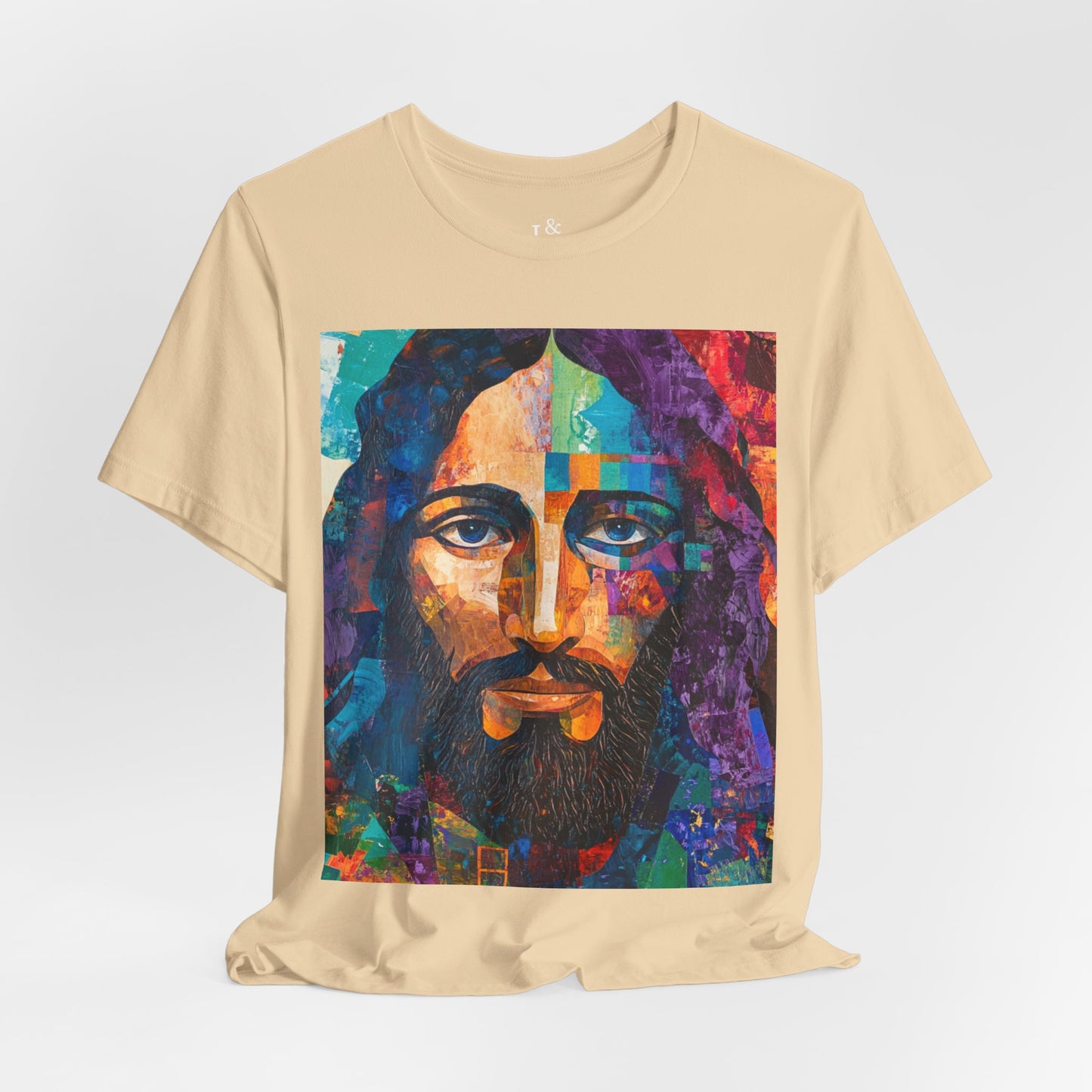 PORTRAIT OF JESUS ABSTRACT- Christian Unisex T-shirt