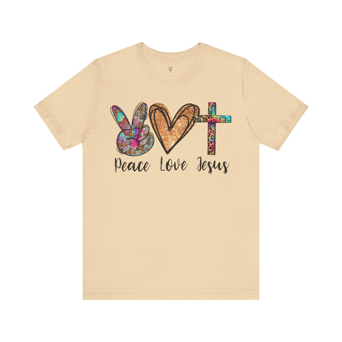 PEACE, LOVE, JESUS - Faith Shirt