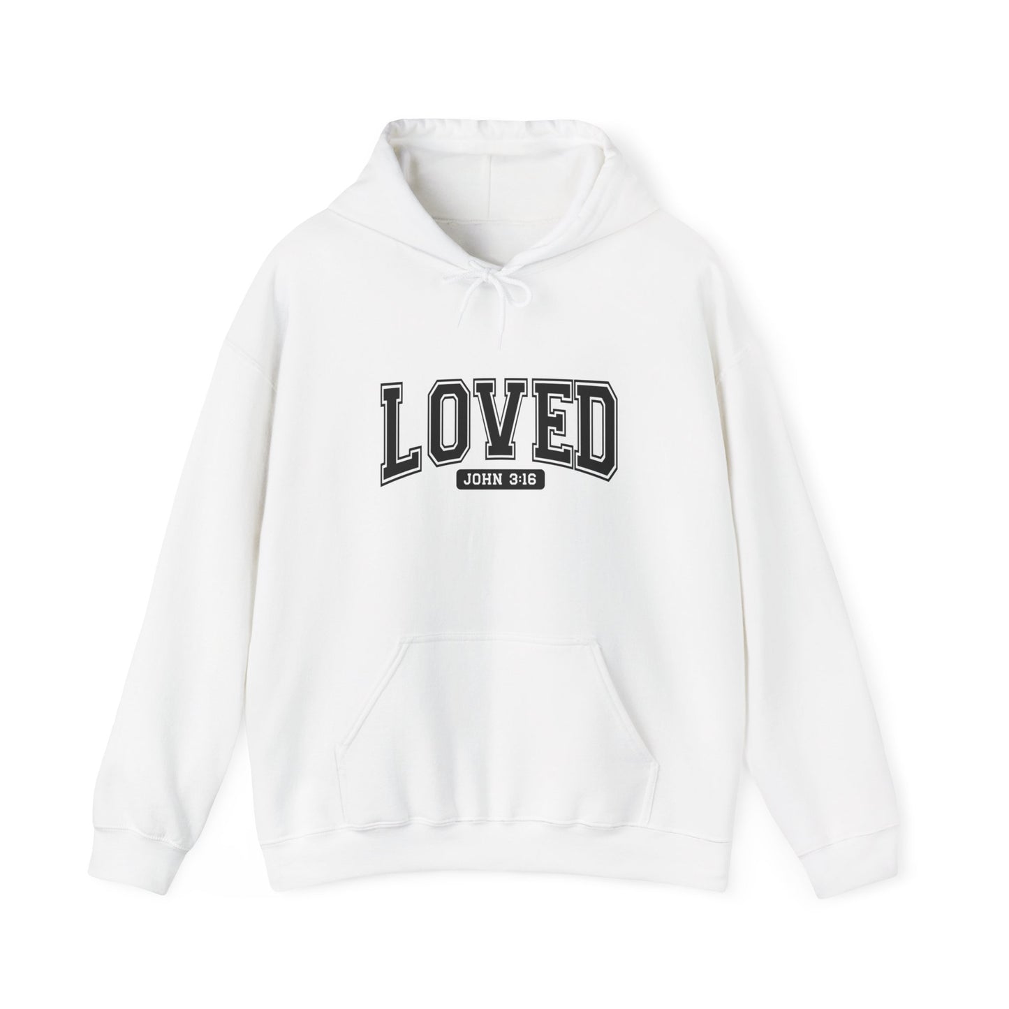 LOVED, JOHN 3:16 - Faith Hoodie