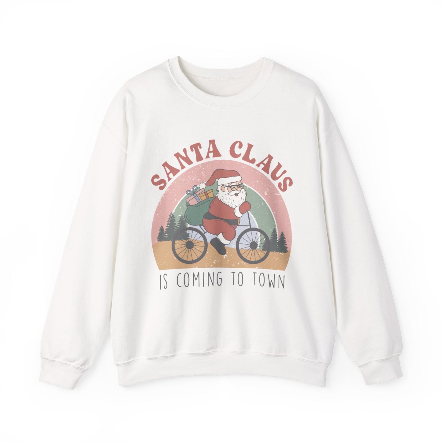 SANTA CLAUS IS COMING TO TOWN- Christian Unisex Sweater