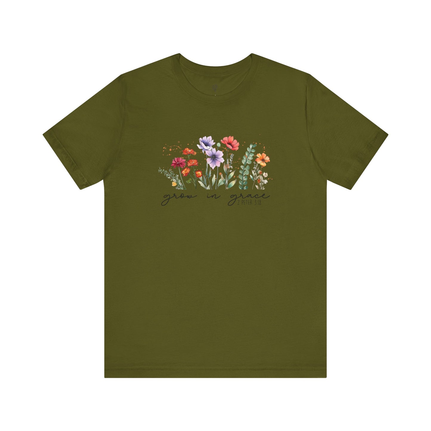 GROW WITH GRACE, 2PETER 3:18 - Faith Shirt