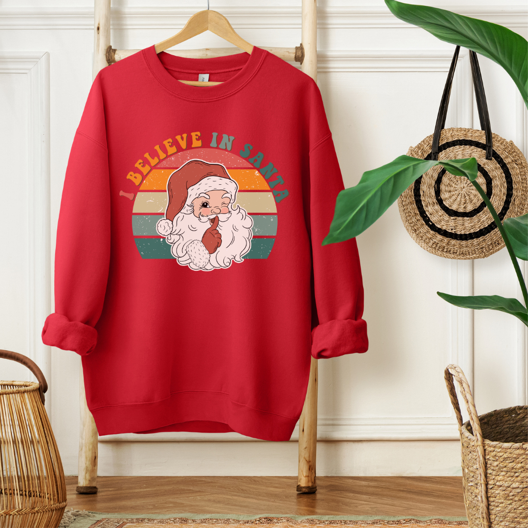 I BELIEVE IN SANTA - Christian Unisex Sweater