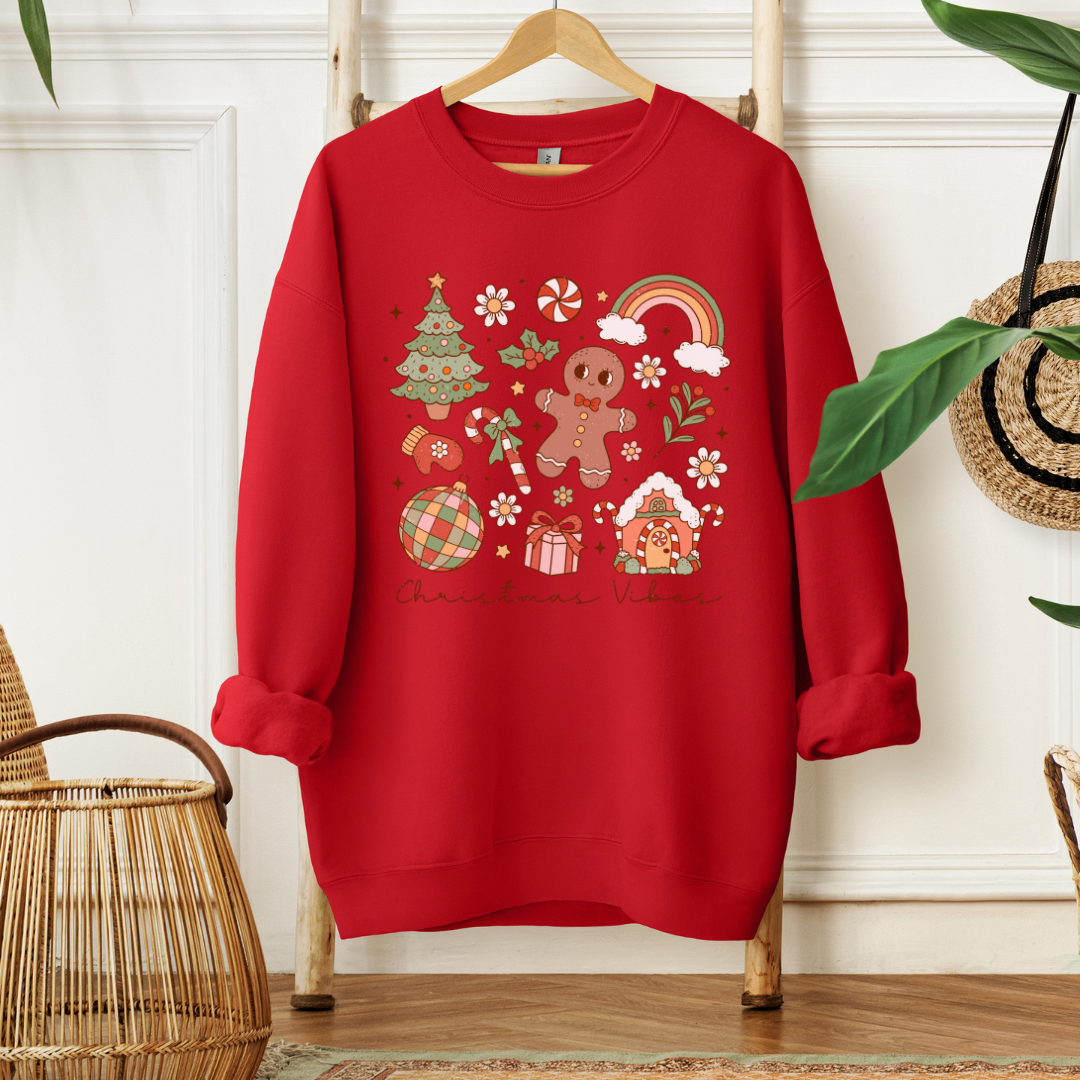 CHRISTMAS VIBES- Christian Unisex Sweater