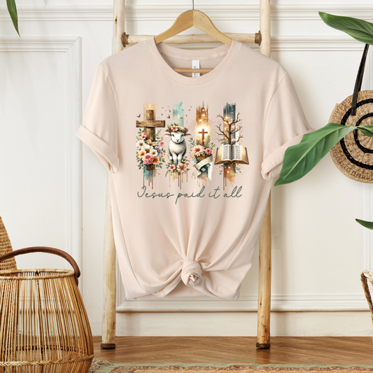 JESUS PAID IT ALL - Faith Shirt