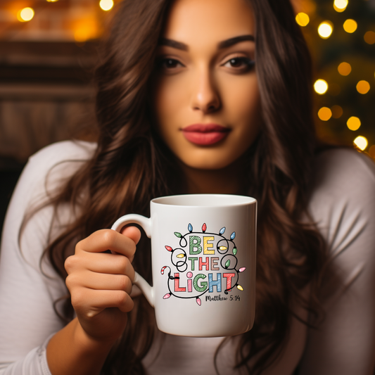 BE THE LIGHT - Christmas Mug