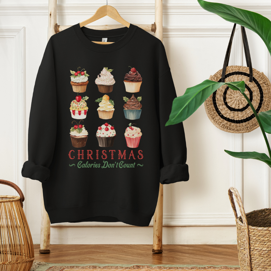 CHRISTMAS CALORIES DON'T COUNT - Christian Unisex Sweater