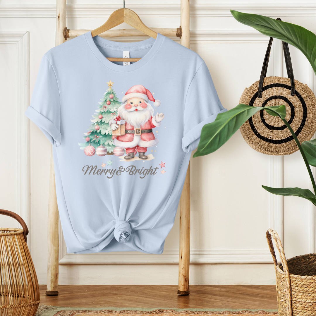 MERRY AND BRIGHT - Christian Unisex T-shirt