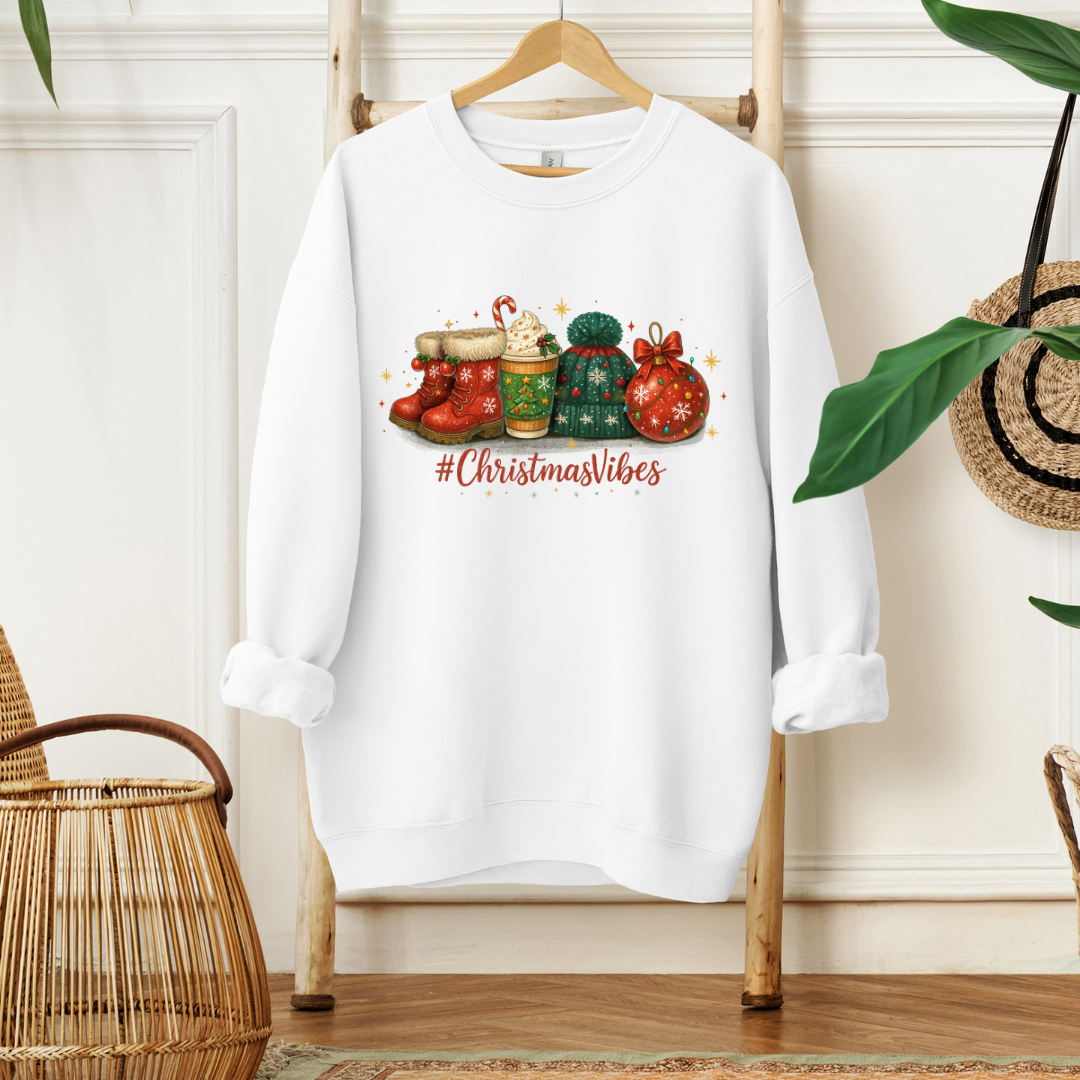 #CHRISTMAS VIBES - Christian Unisex Sweater