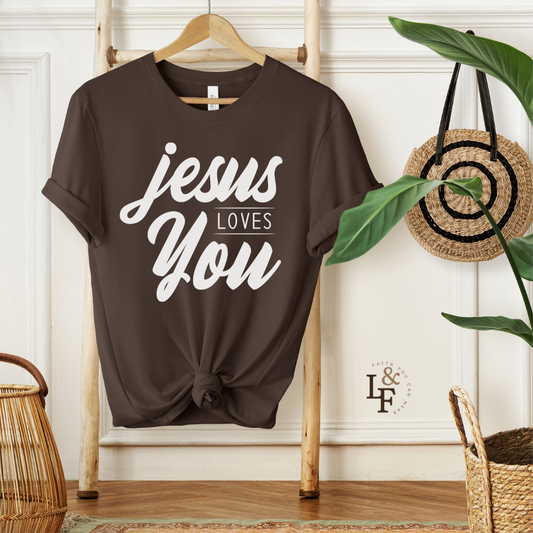 JESUS LOVES YOU - Faith Tee