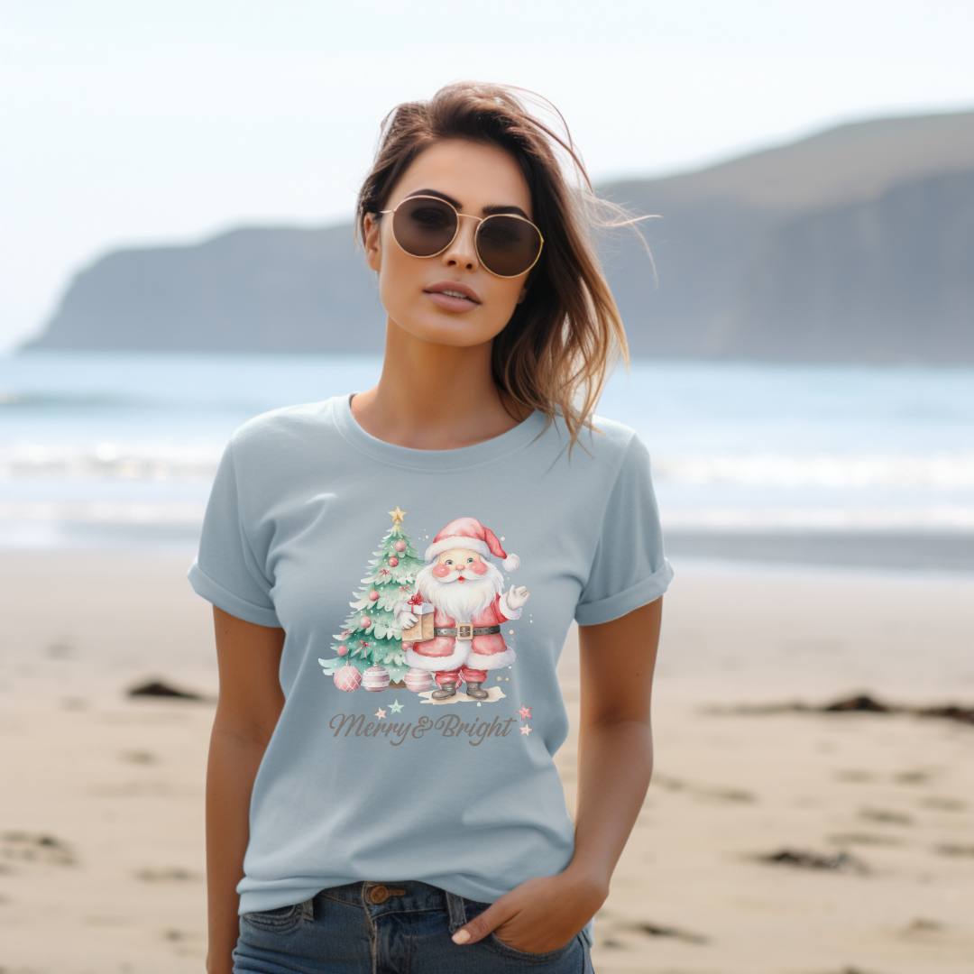 MERRY AND BRIGHT - Christian Unisex T-shirt