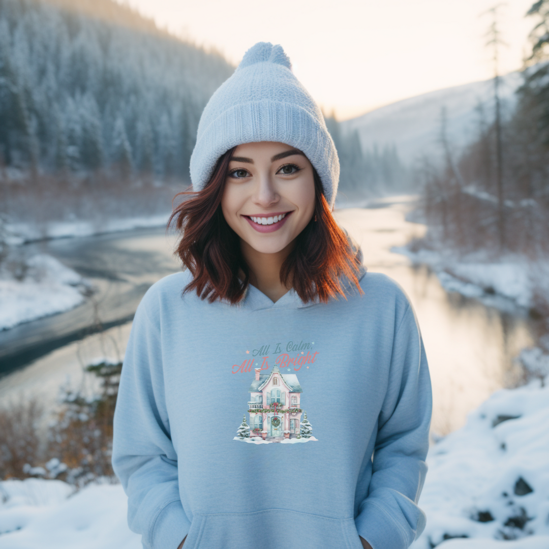 ALL IS CALM ALL IS BRIGHT - Christian Unisex Hoodie