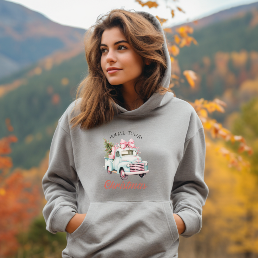 SMALL TOWN CHRISTMAS - Christian Unisex Hoodie