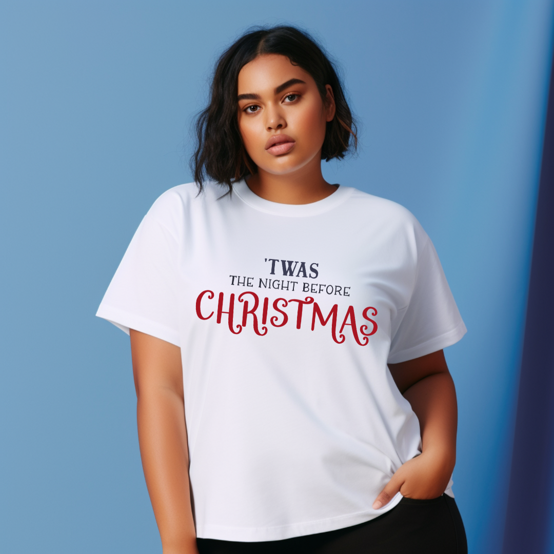 TWAS THE NIGHT BEFORE CHRISTMAS - Christian Unisex T-shirt