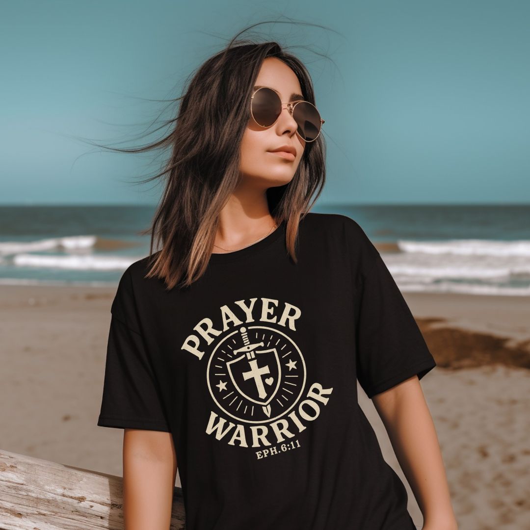 PRAYER WARRIOR, EPH 6:11 - Christian Unisex T-shirt