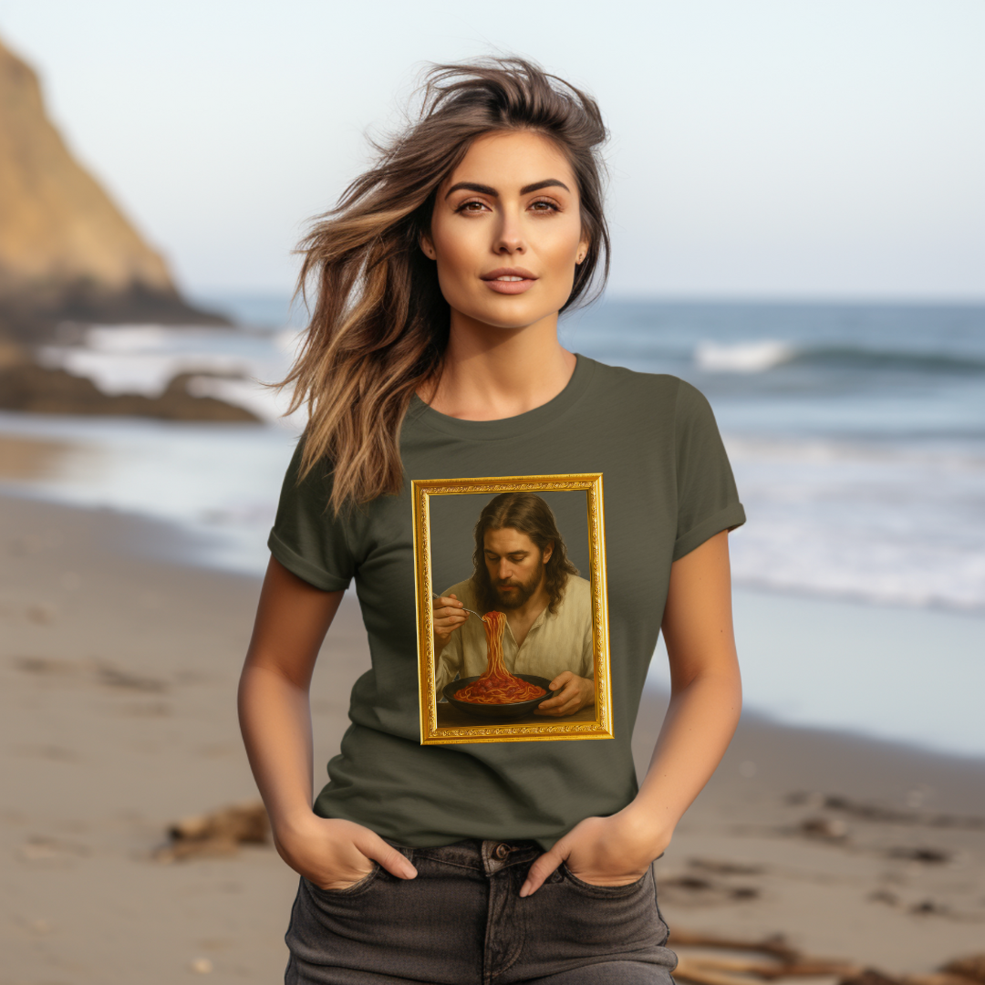 SPAGHETTI JESUS- Faith T-Shirt