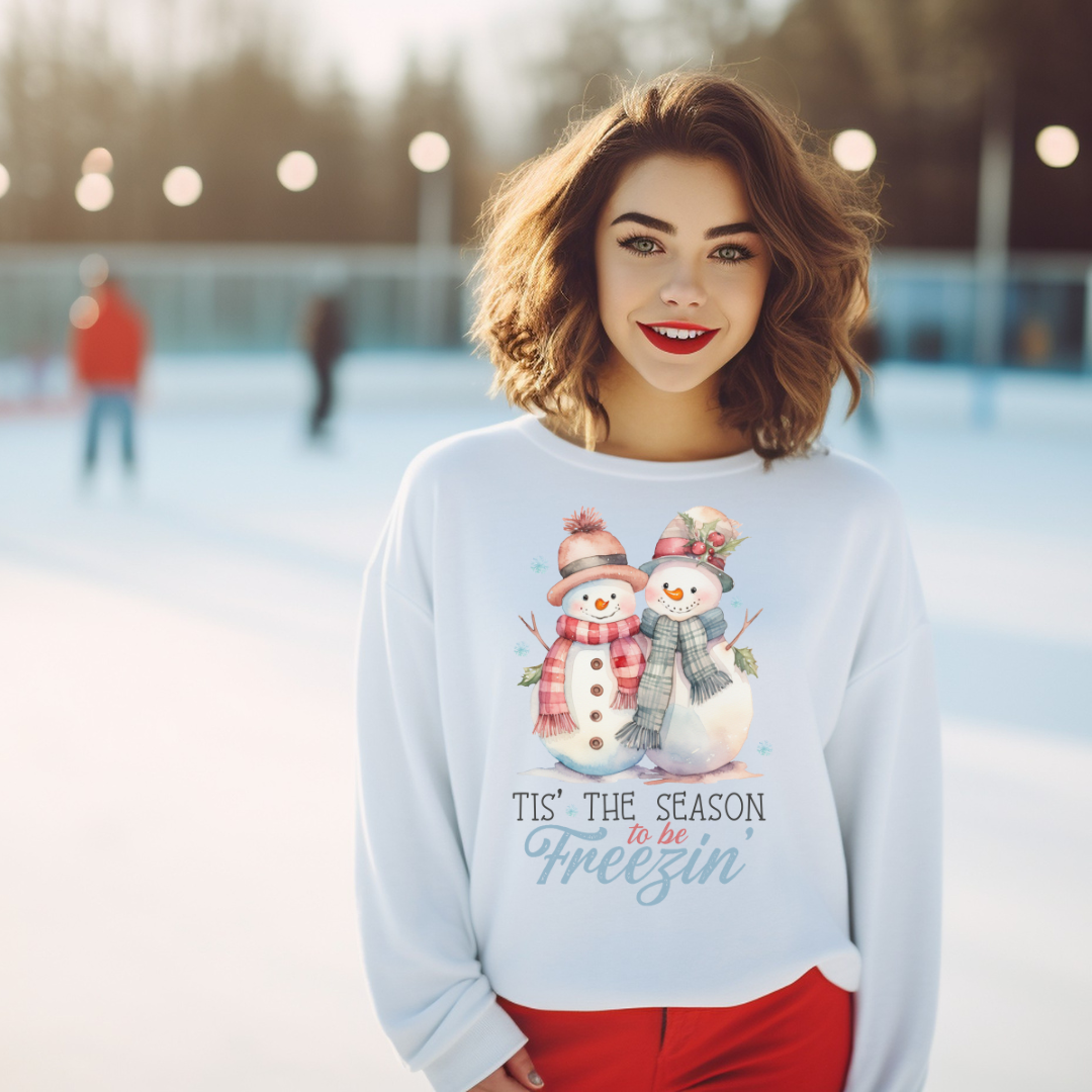 TIS THE SEASON TO BE FREEZIN - Christian Unisex Sweater