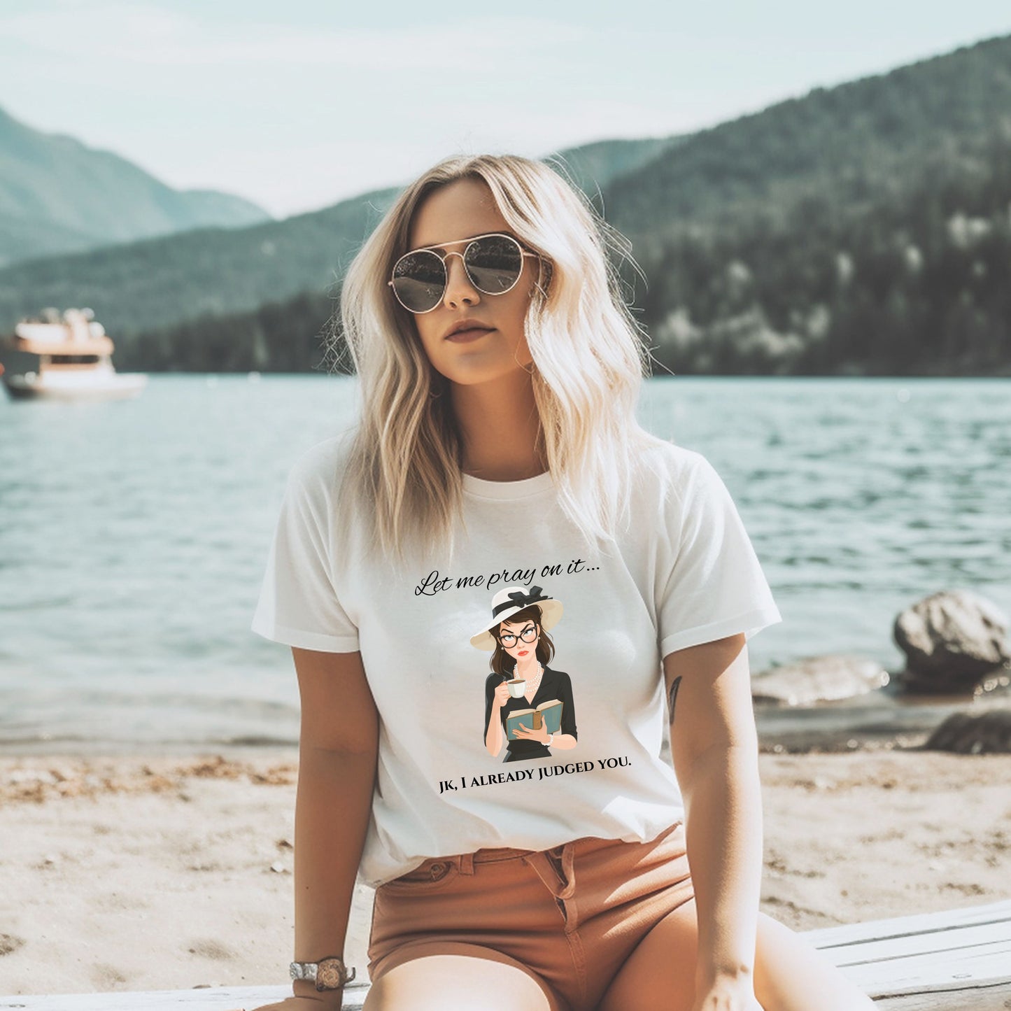 LET ME PRAY ON IT - Christian Unisex T-shirt