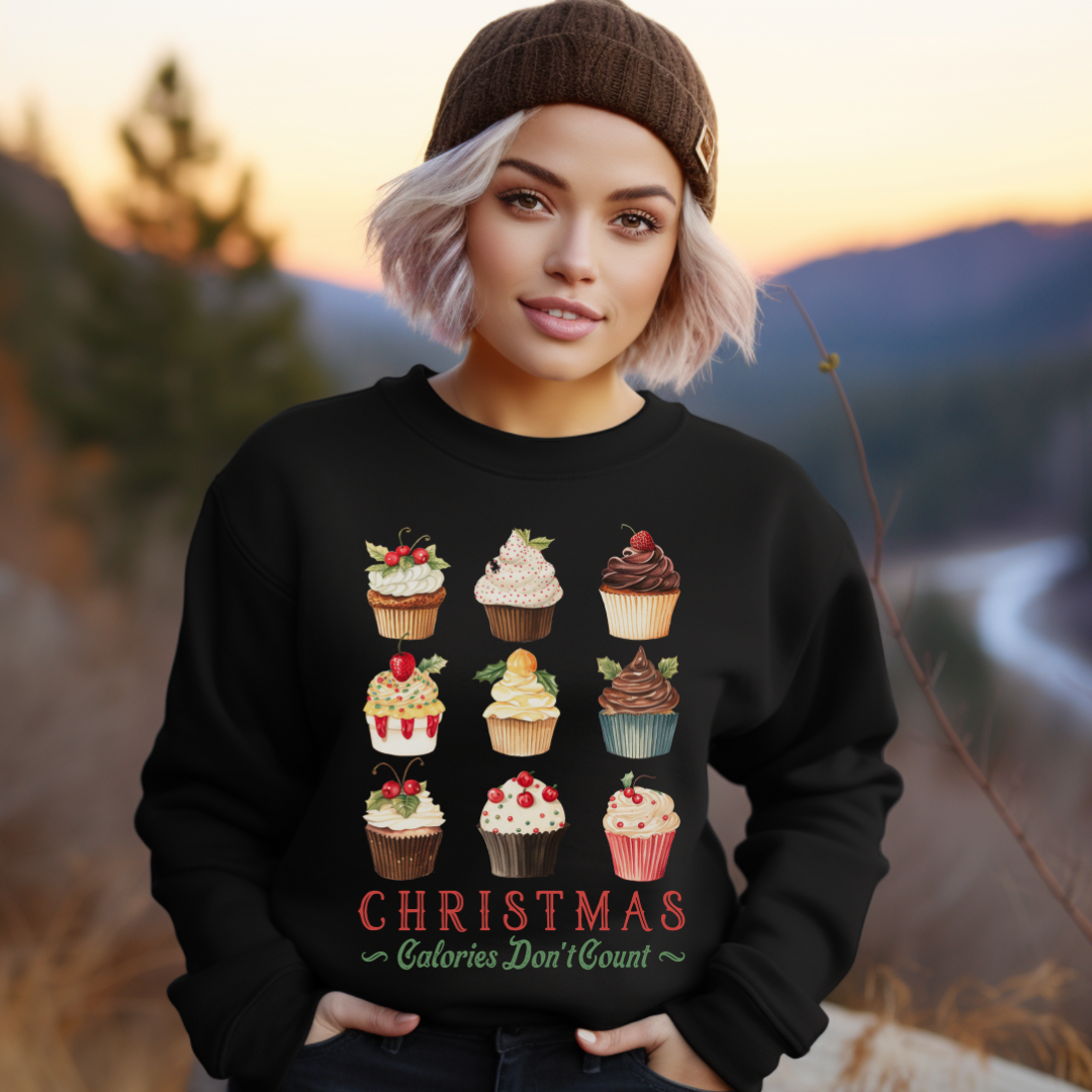 CHRISTMAS CALORIES DON'T COUNT - Christian Unisex Sweater