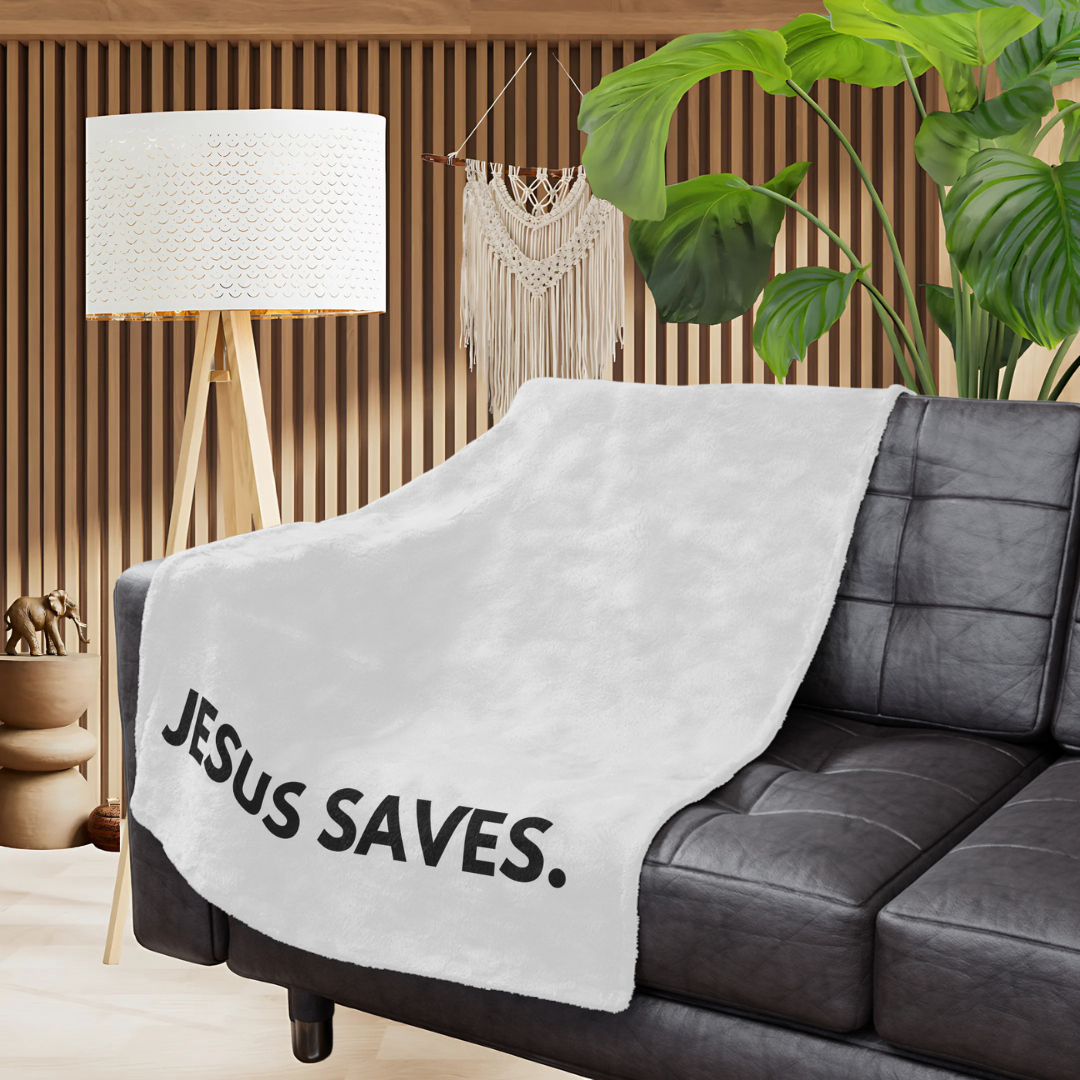 JESUS SAVES - Faith Blanket