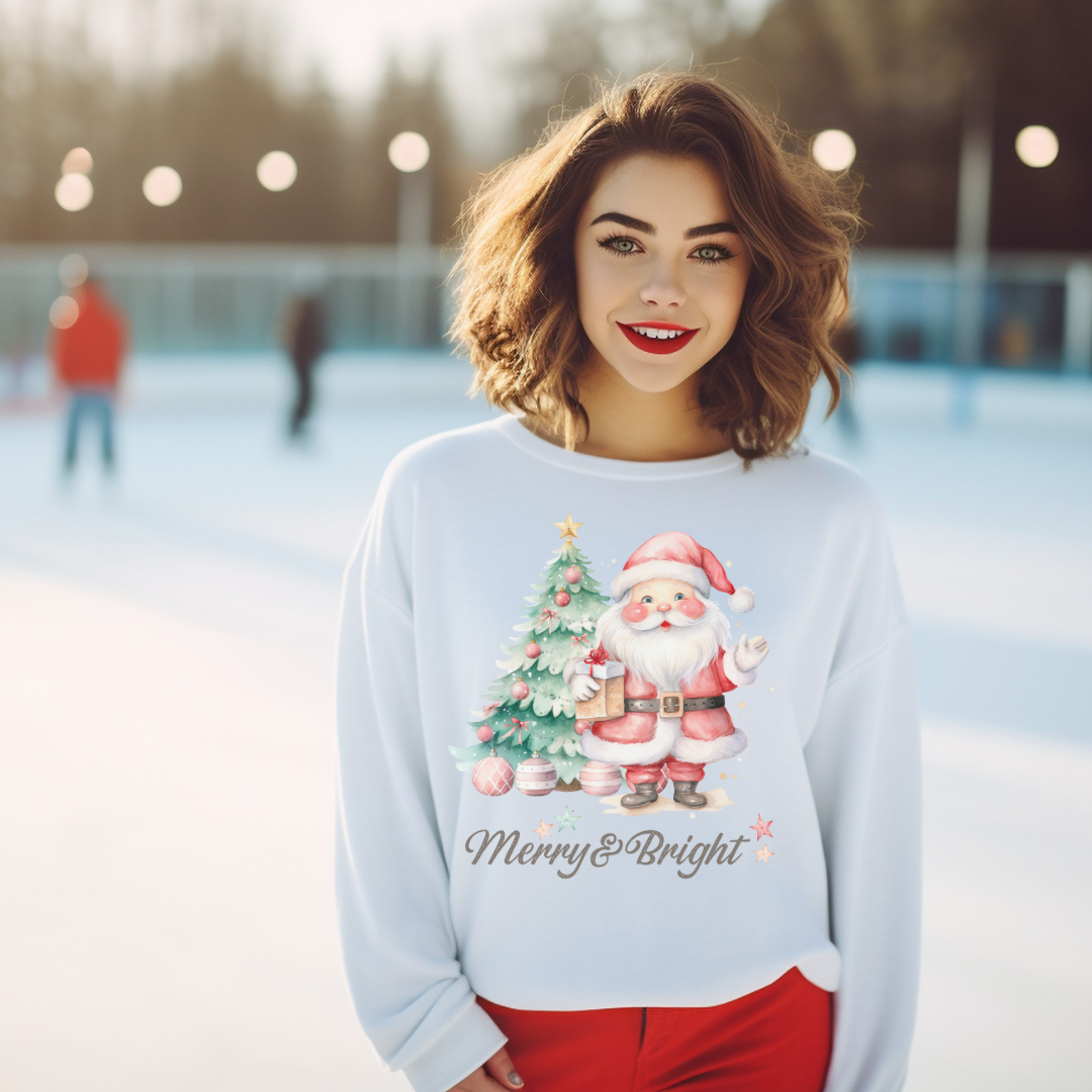 MERRY AND BRIGHT - Christian Unisex Sweater