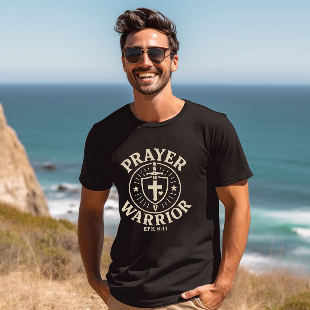 PRAYER WARRIOR, EPH 6:11 - Christian Unisex T-shirt