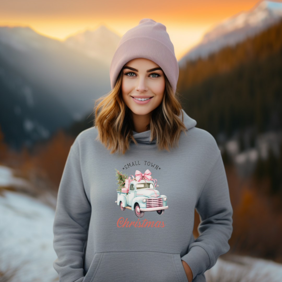 SMALL TOWN CHRISTMAS - Christian Unisex Hoodie