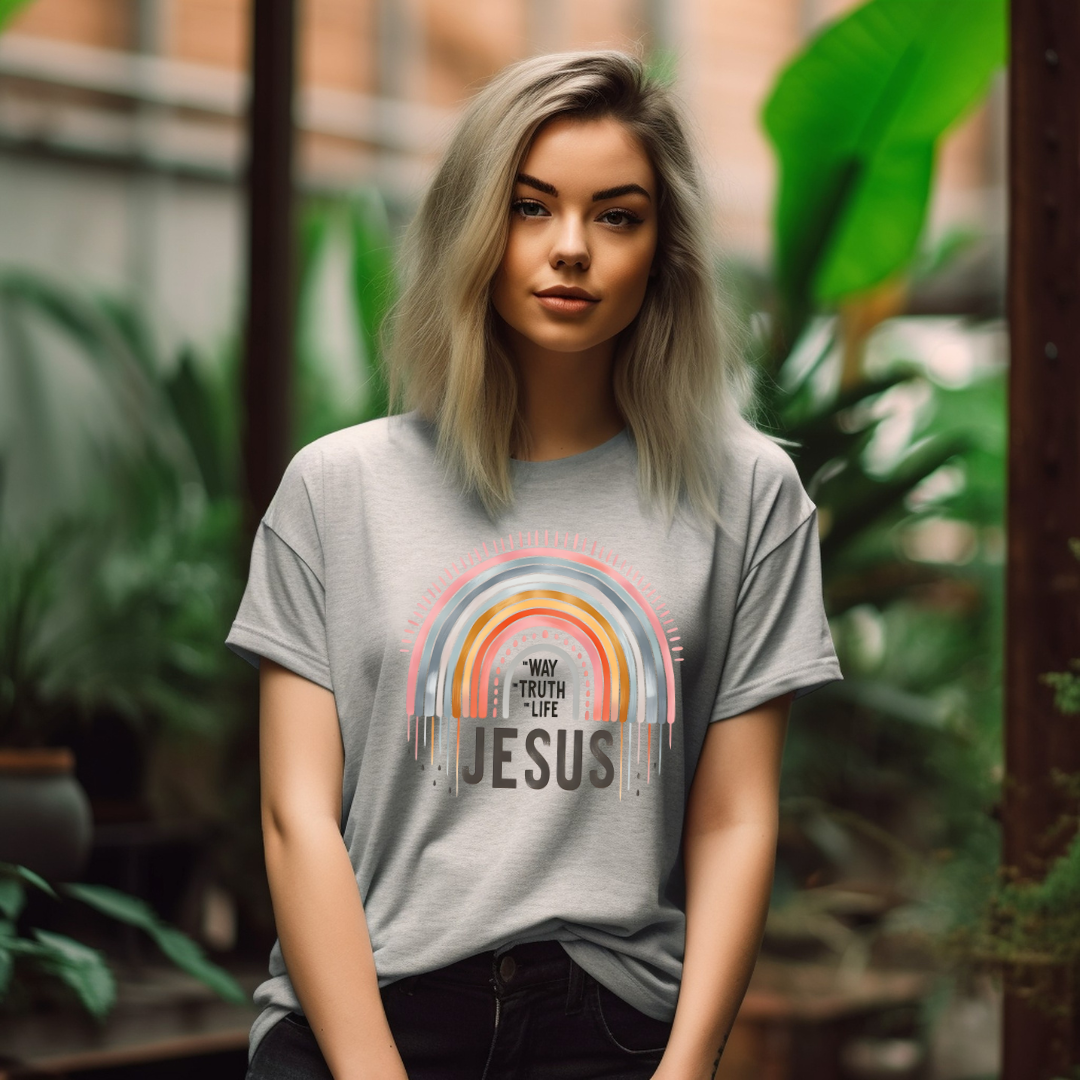 WAY TRUTH LIFE JESUS - Faith Shirt