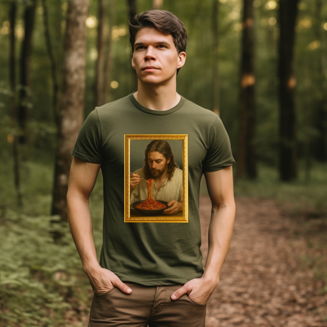 SPAGHETTI JESUS- Faith T-Shirt
