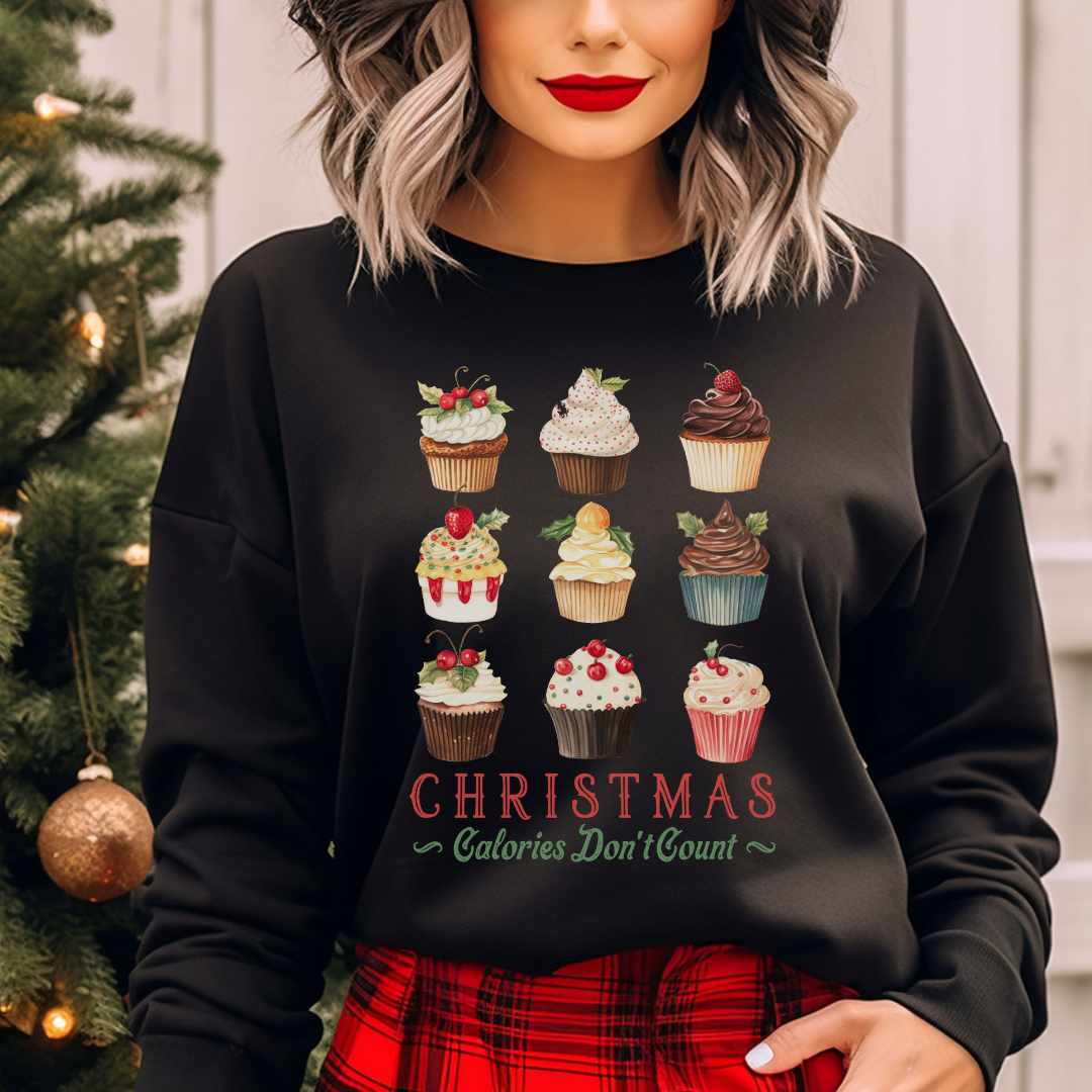 CHRISTMAS CALORIES DON'T COUNT - Christian Unisex Sweater