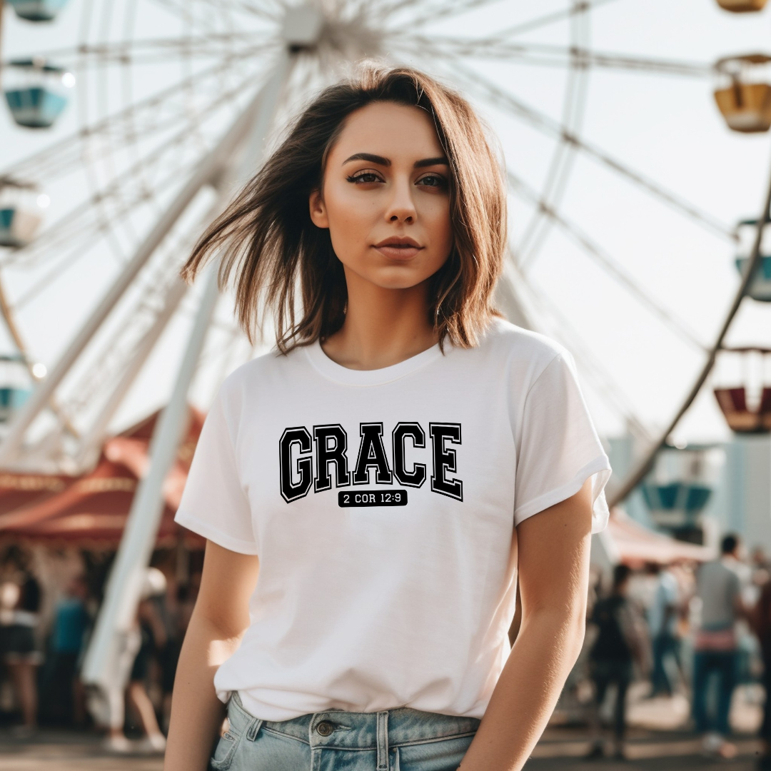 GRACE, 2 COR 12:9 - Faith Shirt