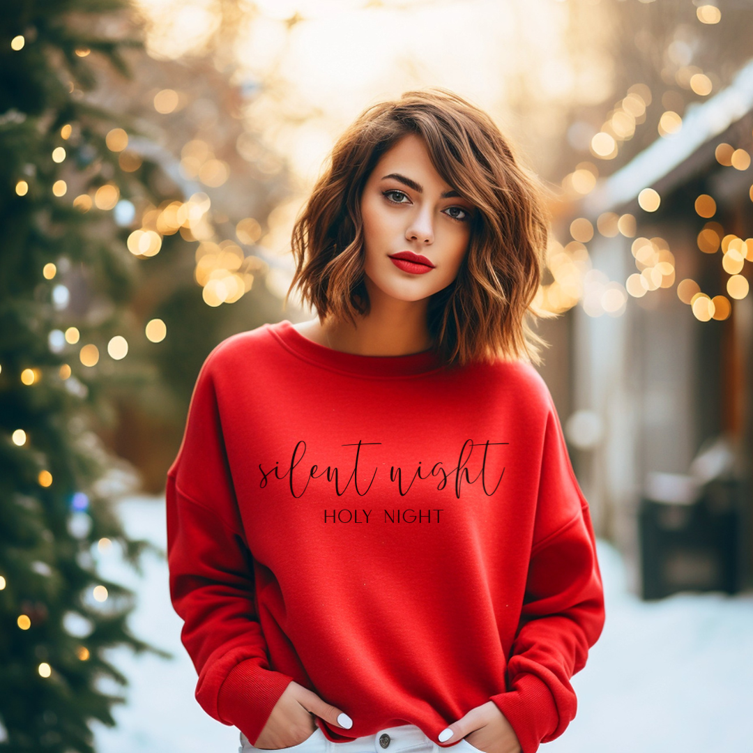 SILENT NIGHT HOLY NIGHT - Christian Unisex Sweater