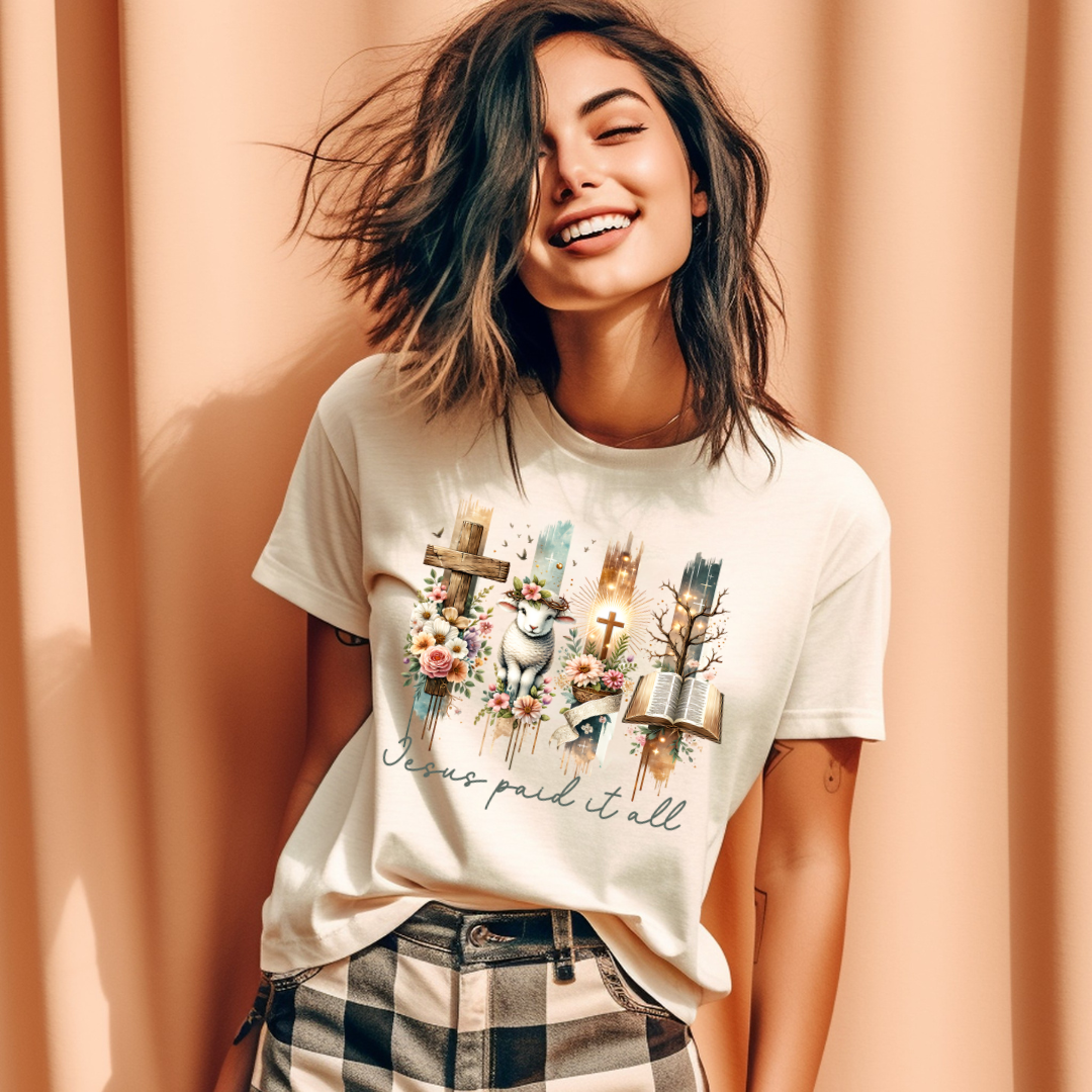JESUS PAID IT ALL - Faith Shirt