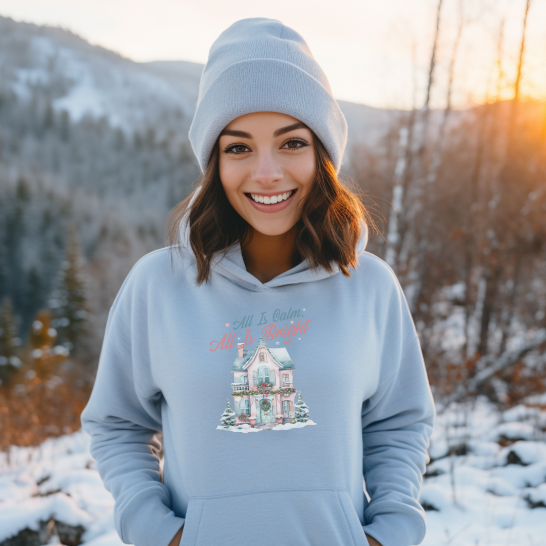 ALL IS CALM ALL IS BRIGHT - Christian Unisex Hoodie