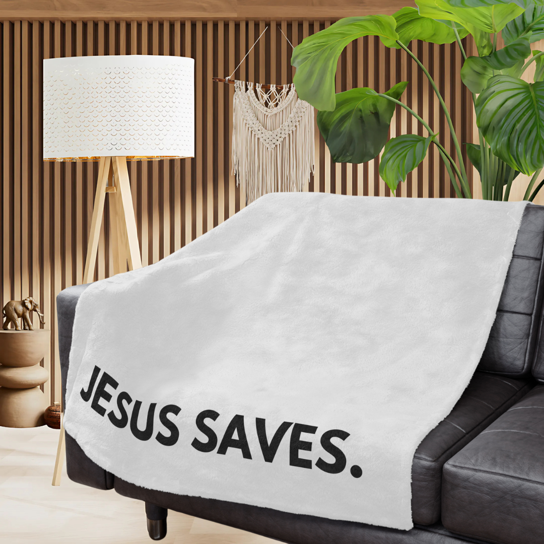 JESUS SAVES - Faith Blanket