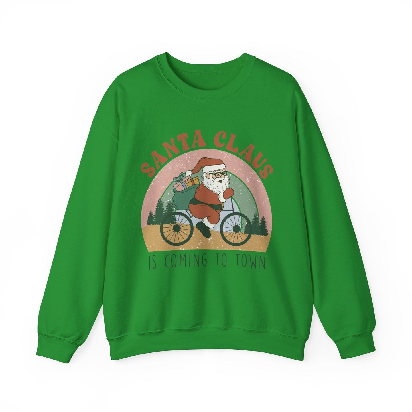 SANTA CLAUS IS COMING TO TOWN- Christian Unisex Sweater