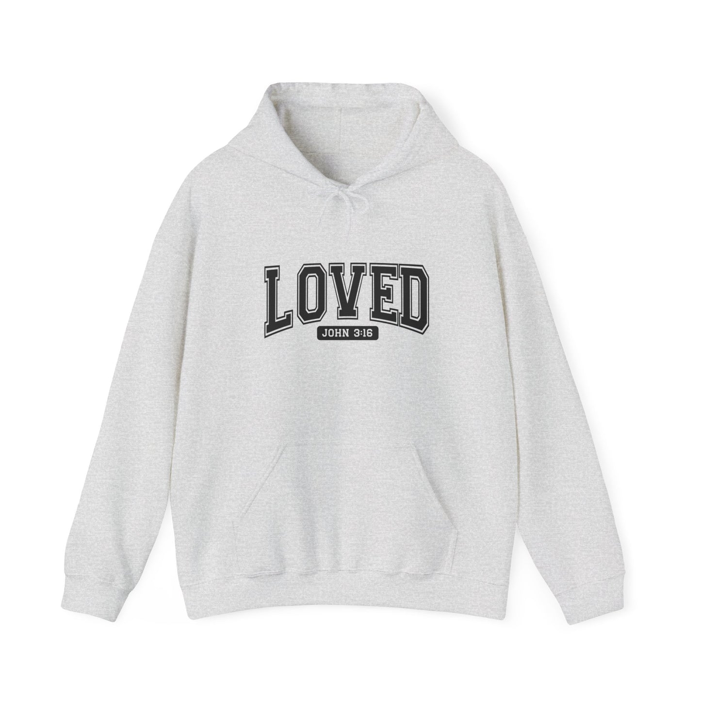 LOVED, JOHN 3:16 - Faith Hoodie