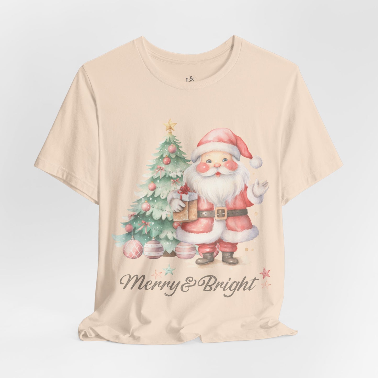 MERRY AND BRIGHT - Christian Unisex T-shirt