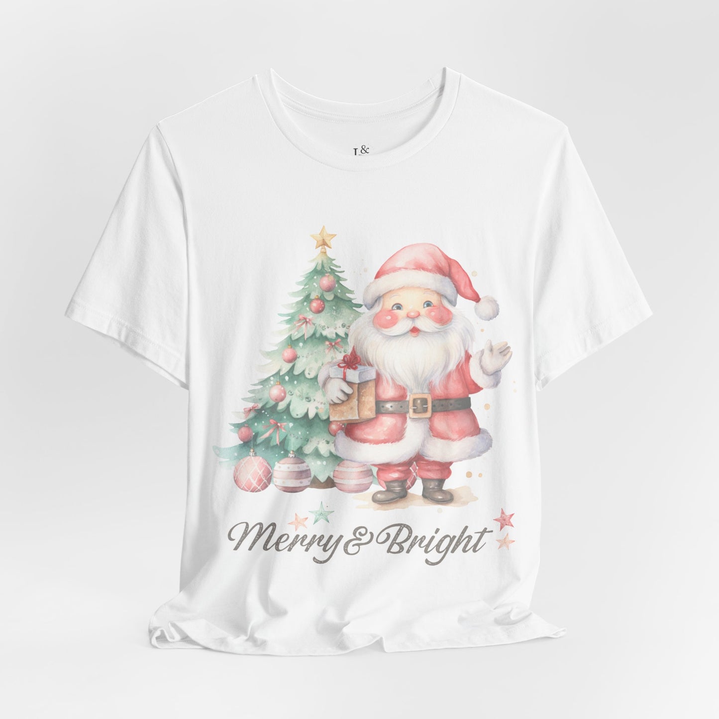 MERRY AND BRIGHT - Christian Unisex T-shirt