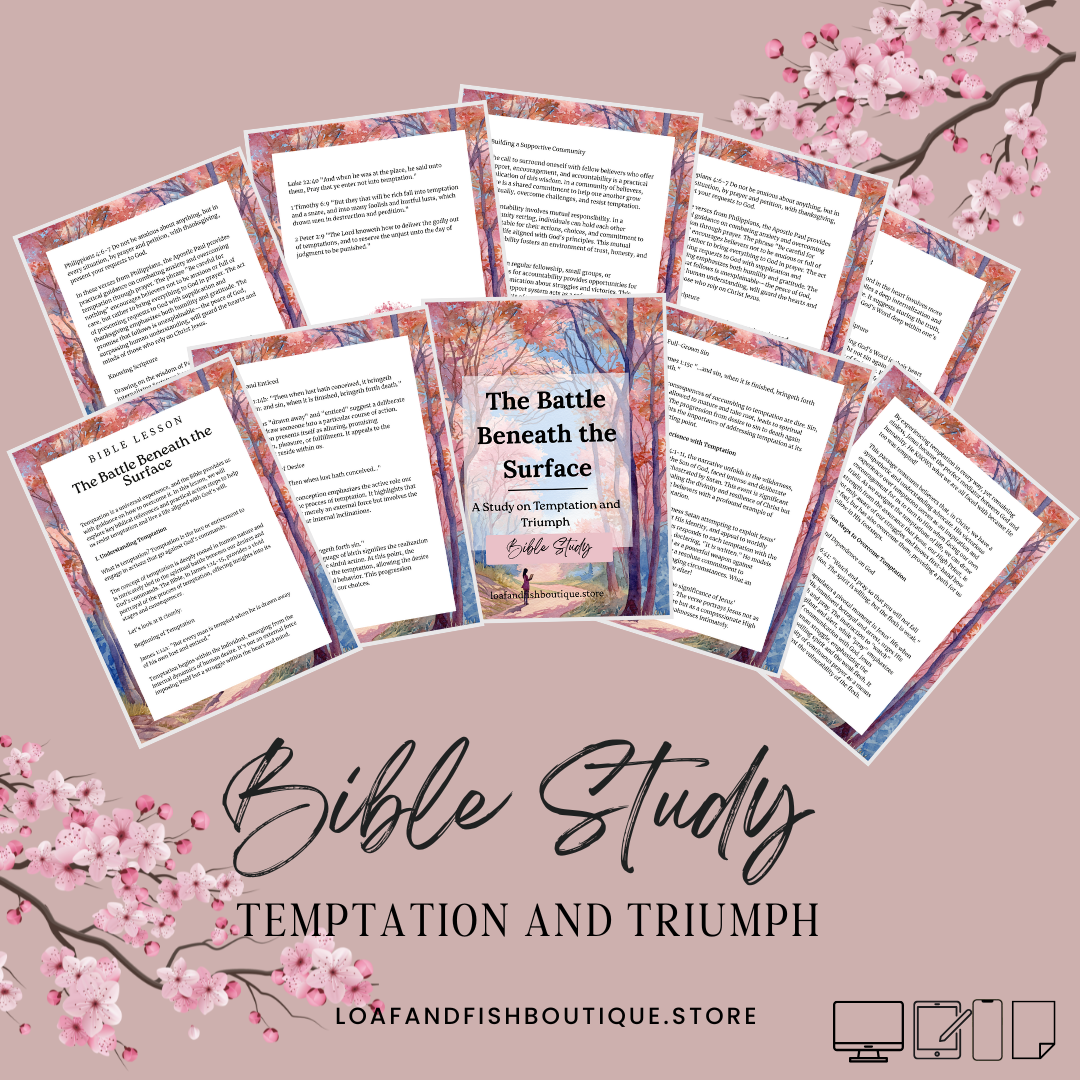 The Battle Beneath the Surface: A Study on Temptation and Triumph | Bible Study