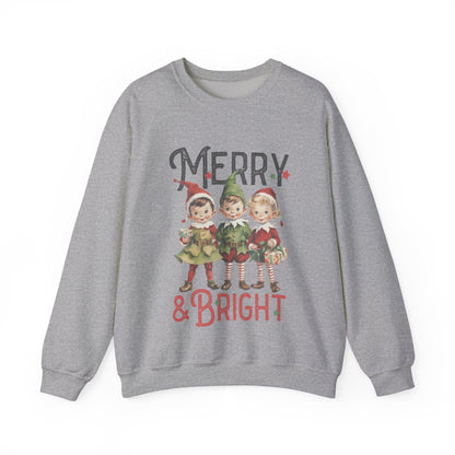 MERRY AND BRIGHT - Christian Unisex Sweater