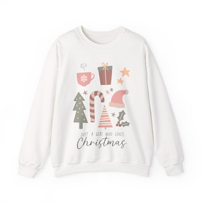 JUST A GIRL WHO LOVES CHRISTMAS - Christian Unisex Sweater