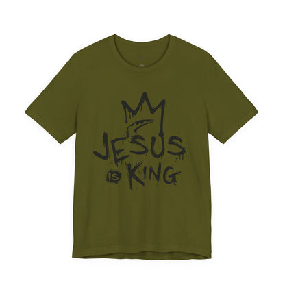 JESUS IS KING - Christian Unisex T-shirt