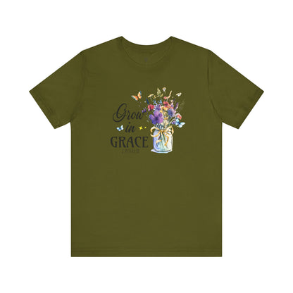 GROW IN GRACE, 2PETER 3:18 - Faith Shirt