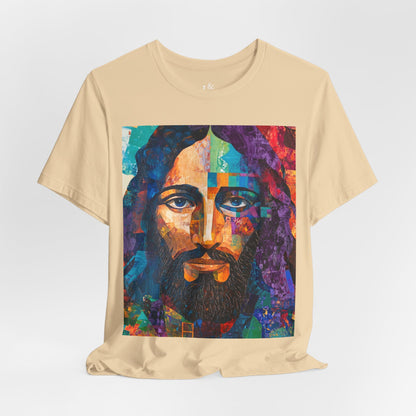PORTRAIT OF JESUS ABSTRACT- Christian Unisex T-shirt