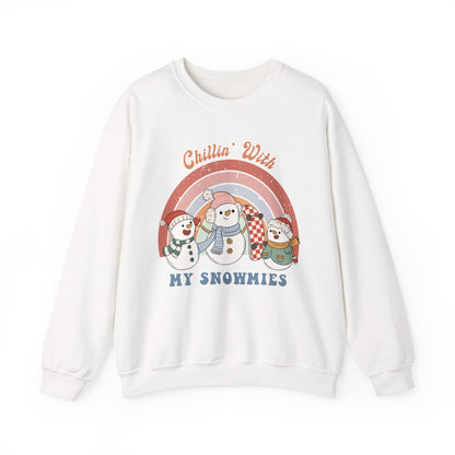 CHILLIN WITH MY SNOWMIES - Christian Unisex Sweater
