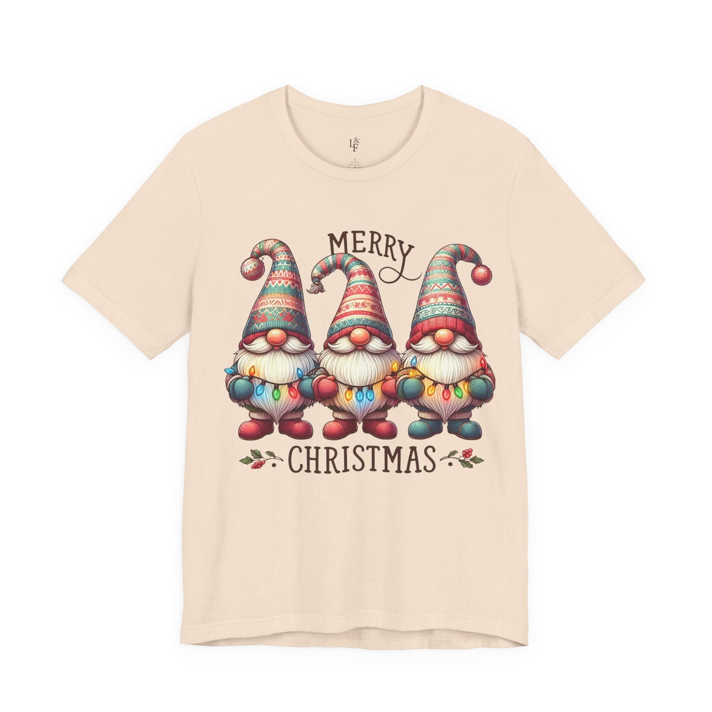 MERRY CHRISTMAS GNOMES- Christian Unisex T-shirt