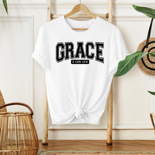 GRACE, 2 COR 12:9 - Faith Shirt
