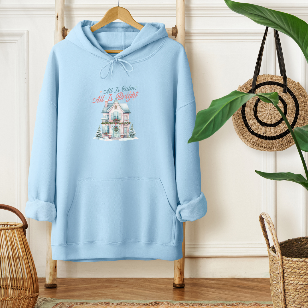 ALL IS CALM ALL IS BRIGHT - Christian Unisex Hoodie
